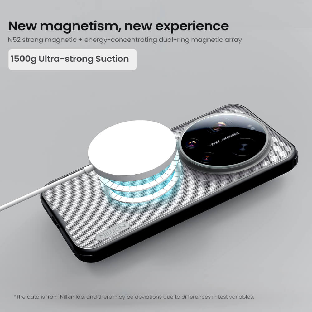 Чехол-крышка NILLKIN для Xiaomi 17 Ultra (серия Frosted shield Pro Magnetic case Clear)